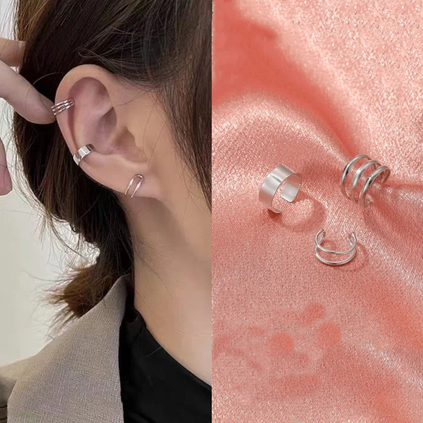 3 Pcs Ear Cuff Set