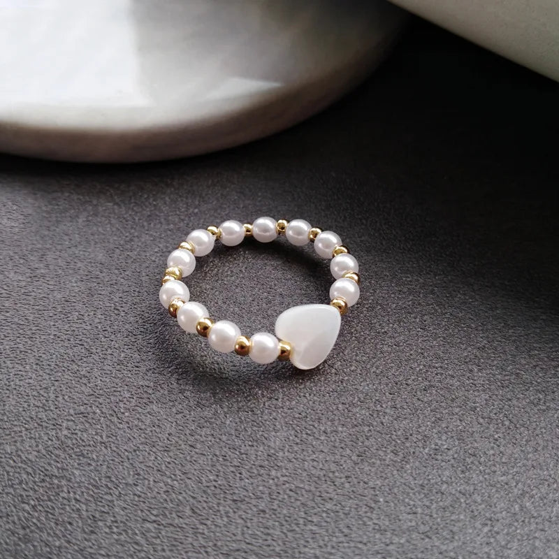 Heart Motif Rings with Open, Enamel & Crystal Styles