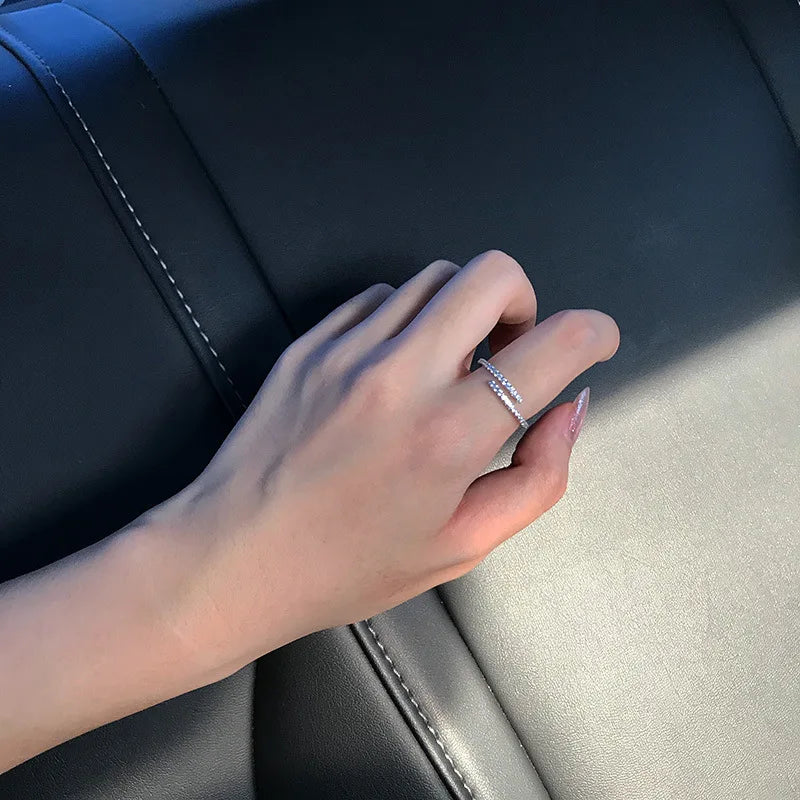 Minimalist Thin Rings with Pavé, Beaded, Butterfly & Leaf Designs