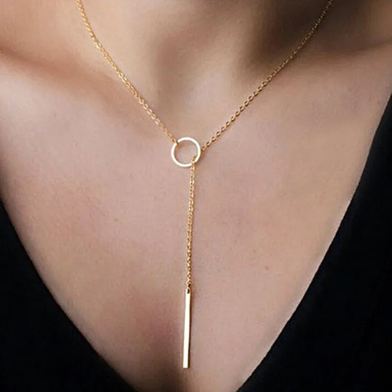 Boho Multilayer Choker Necklace with Vintage Moon & Layered Chains