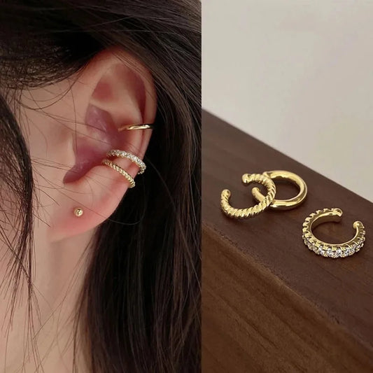 3 Pcs Ear Cuff Set
