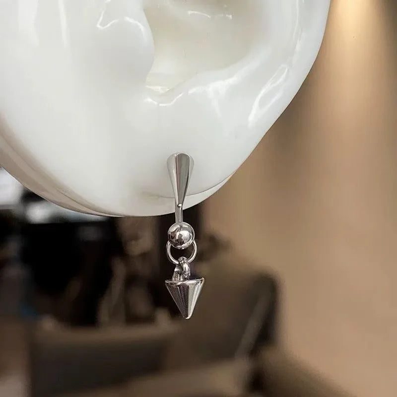 Detachable Curved Barbell Eyebrow Piercing with Threaded Spike