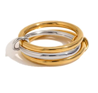 Two-Tone Stacking Rings