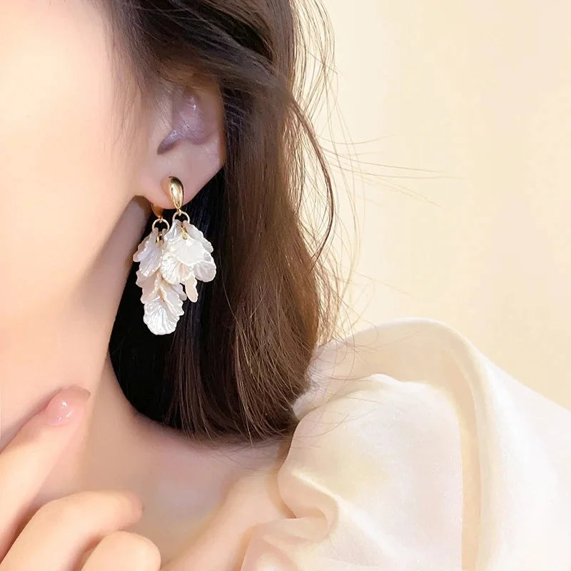 Shell Drop Earrings