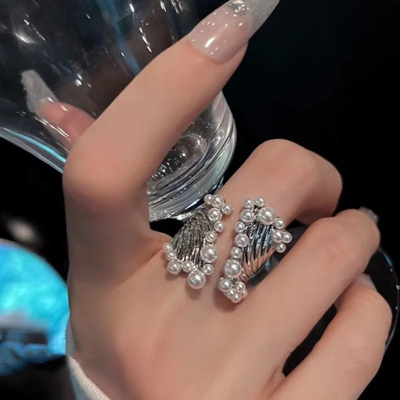 Minimalist Thin Rings with Pavé, Beaded, Butterfly & Leaf Designs