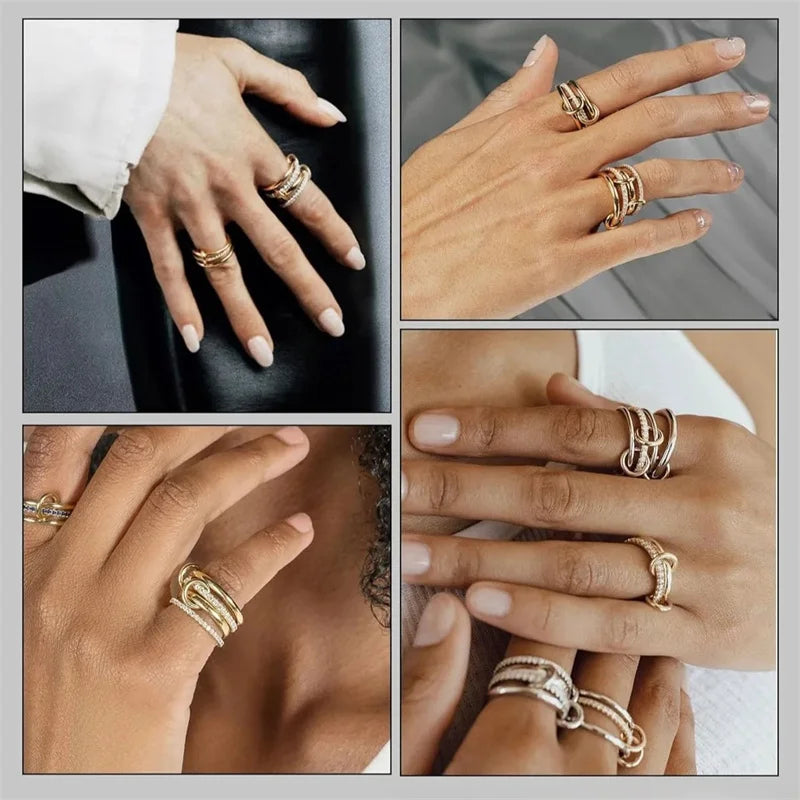 Two-Tone Stacking Rings