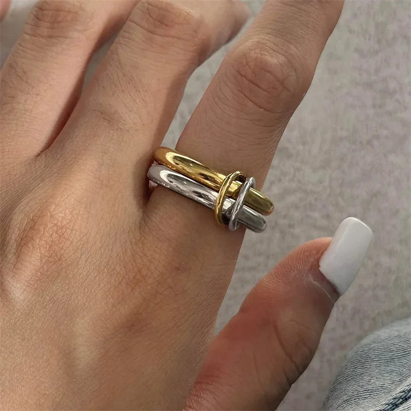 Two-Tone Stacking Rings
