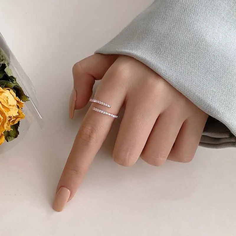 Minimalist Thin Rings with Pavé, Beaded, Butterfly & Leaf Designs