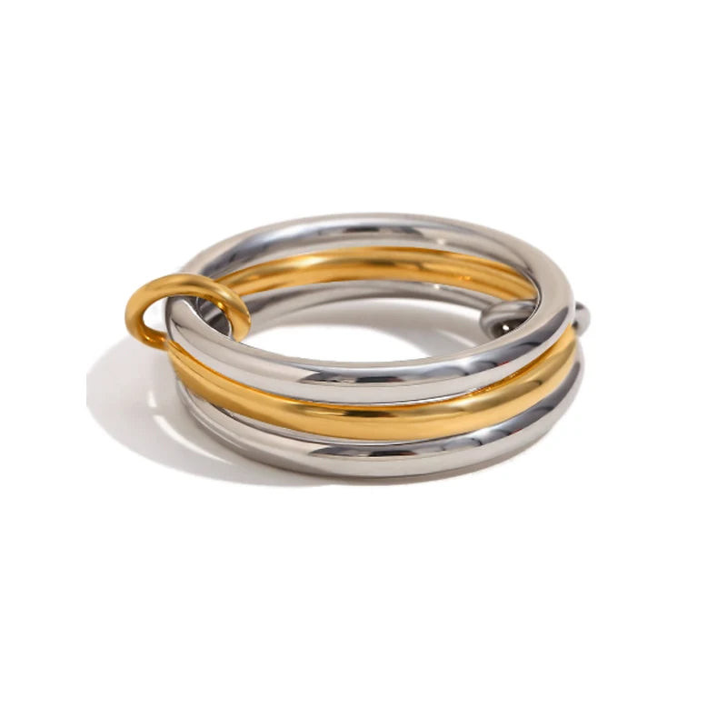 Two-Tone Stacking Rings