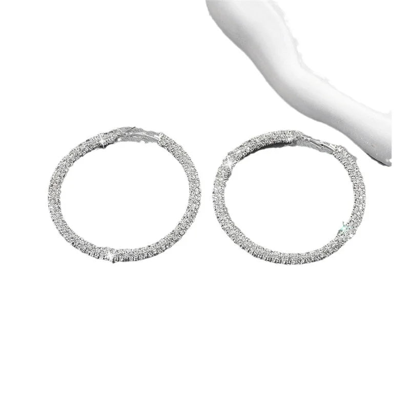 Crystal Hoop Earrings