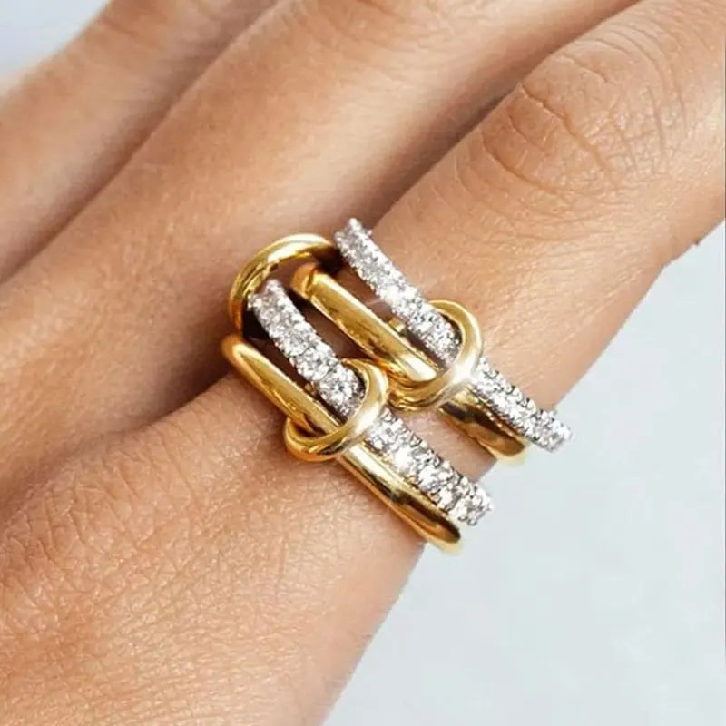 Two-Tone Stacking Rings