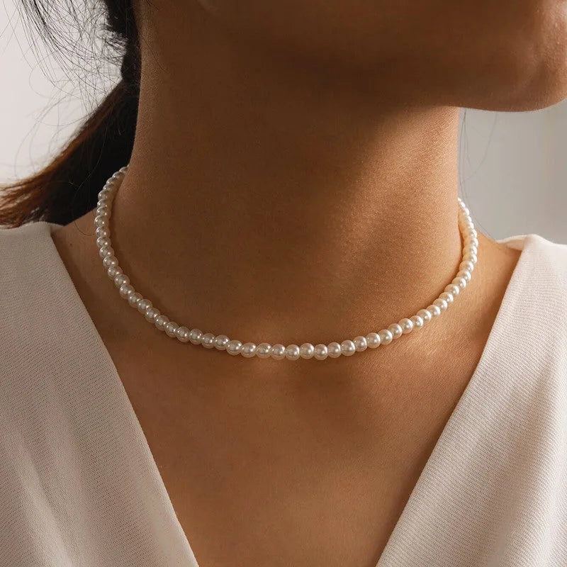 Triangle Crystal Bead Necklace with Gold & Silver Chains