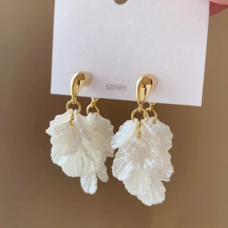 Shell Drop Earrings