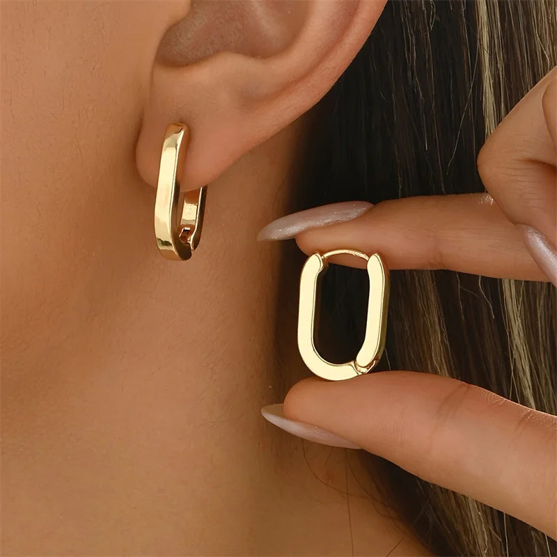 Square Hoop Earrings