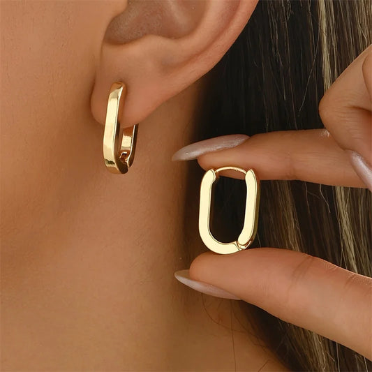 Square Hoop Earrings