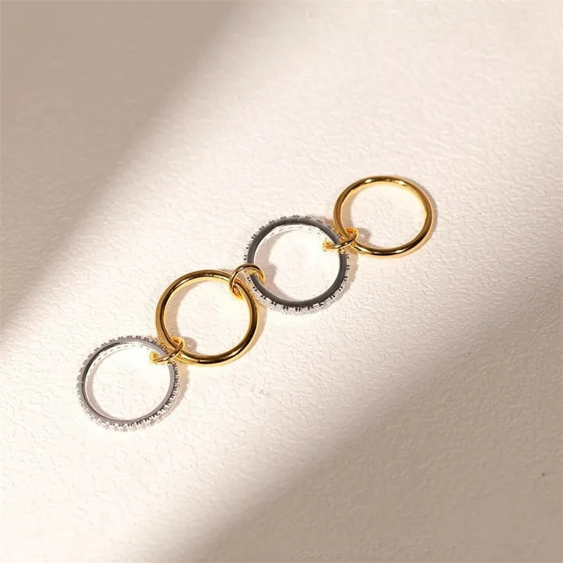 Two-Tone Stacking Rings