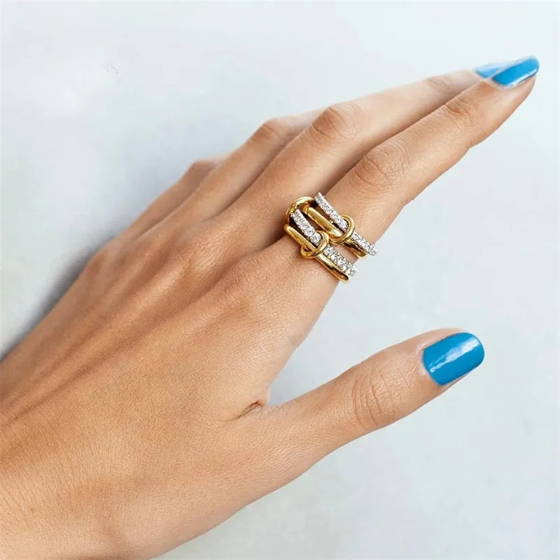 Two-Tone Stacking Rings