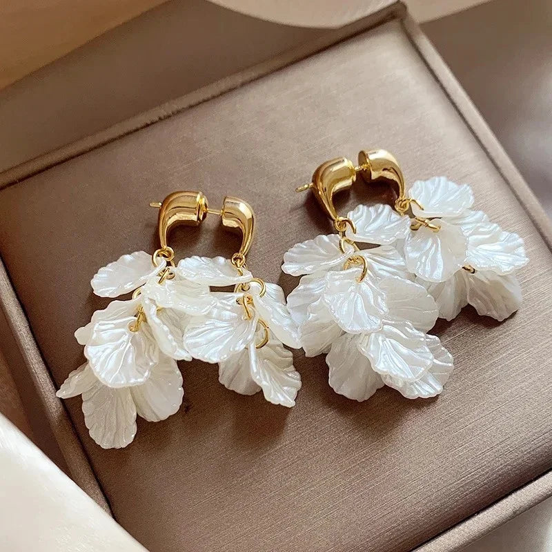 Shell Drop Earrings