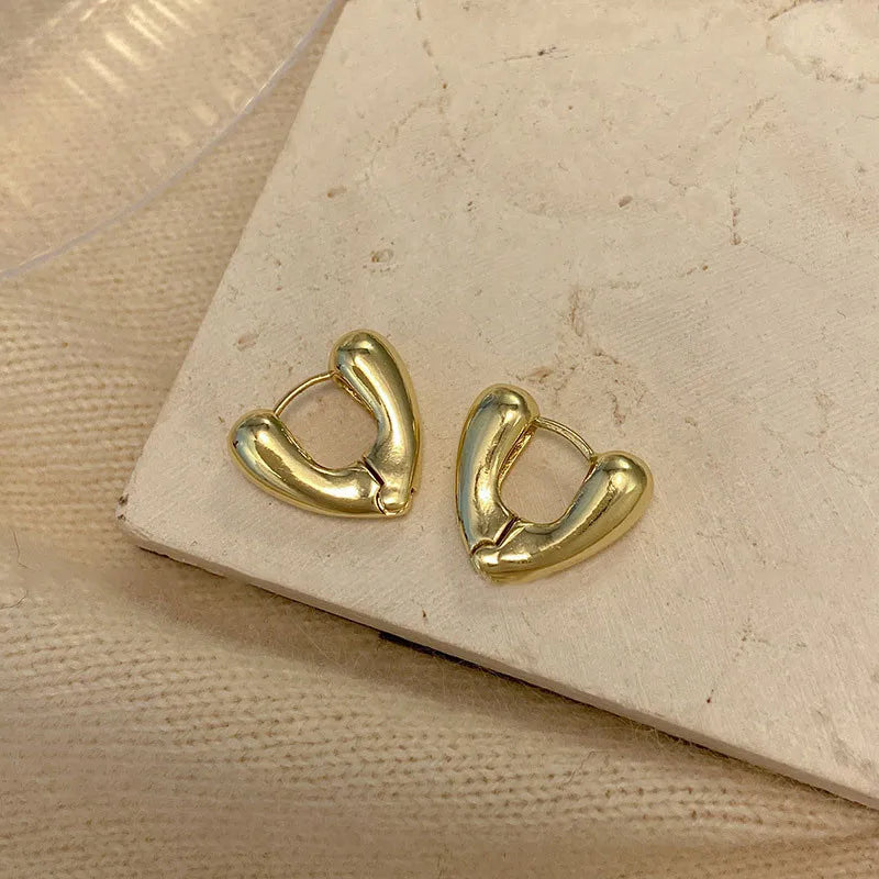 Heart & Bar Drop Earrings with Double, Single & Chunky Styles