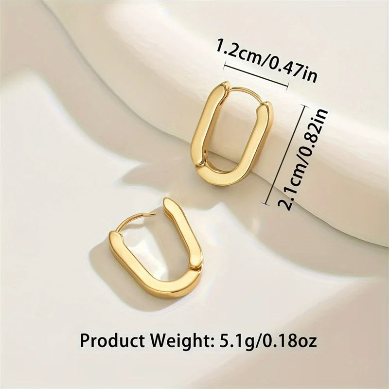 Square Hoop Earrings