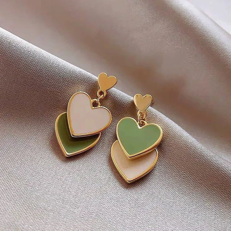Colorful Resin Drop Earrings with Pink, Teal, Mint & More